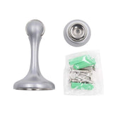 3 in. Satin Nickel Magnetic Doorstop with Catch