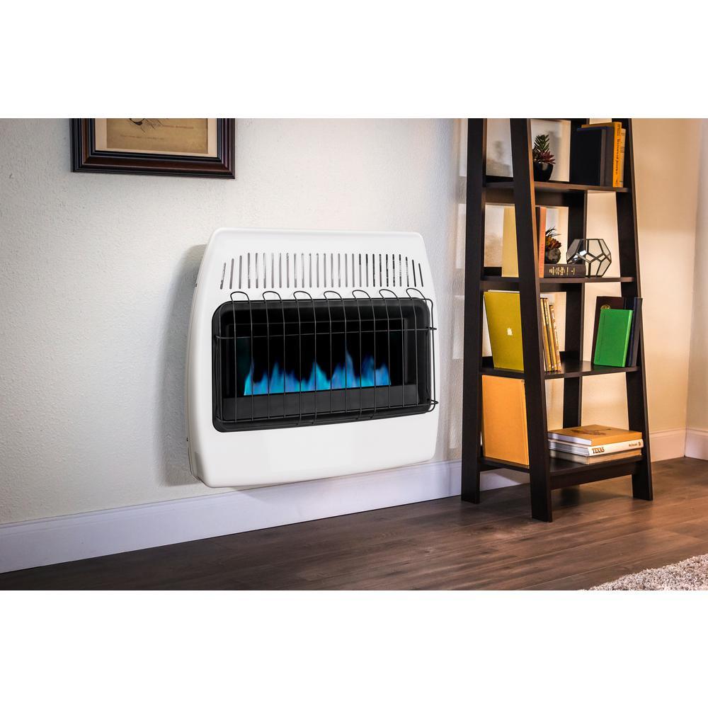 30,000 BTU Vent Free Liquid Propane Blue Flame Wall Heater - Super Arbor