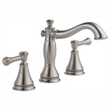 Cassidy 8 in. Widespread 2-Handle Bathroom Faucet with Metal Drain Assembly in Chrome - Super Arbor