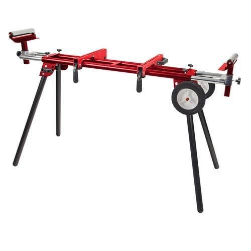 General International General International Power Products Division Steel Adjustable Rolling Miter Saw Stand