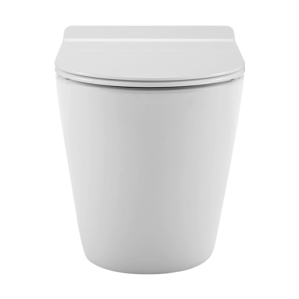 St. Tropez Elongated Toilet Bowl Only in Glossy White - Super Arbor