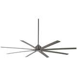Xtreme H2O 84 in. Indoor/Outdoor Brushed Nickel Wet Ceiling Fan with Remote Control