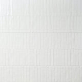 Wabi Sabi Snow White 1.5x9 Matte Ceramic Tile - Lux Tile