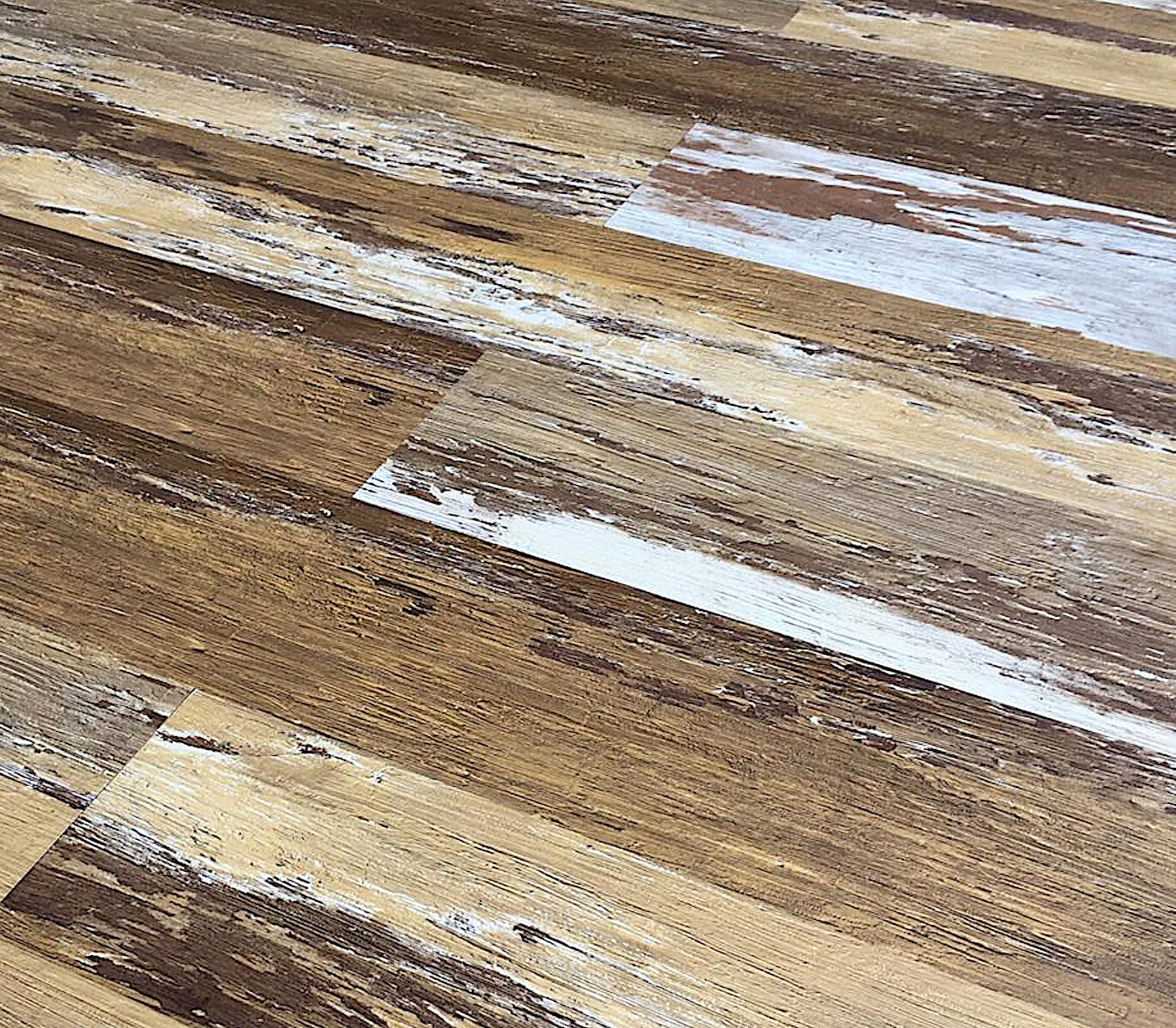 Deco Products Colors Old Brown Wood High Variation 6-in W x 36-in L x 2-mm Waterproof Luxury Vinyl Plank Flooring, 8-mil Wear Layer (30-sq ft/Case)