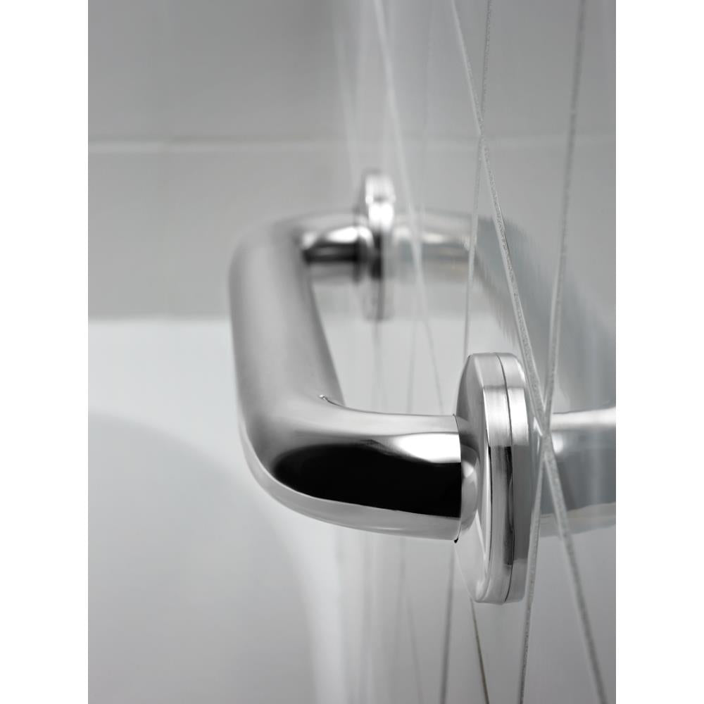 Delta 16-in Peened & Bright Stainless Wall-Mount ADA-Compliant Grab Bar