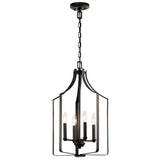 Kichler Morrigan 4-Light Bronze Traditional Cage Chandelier