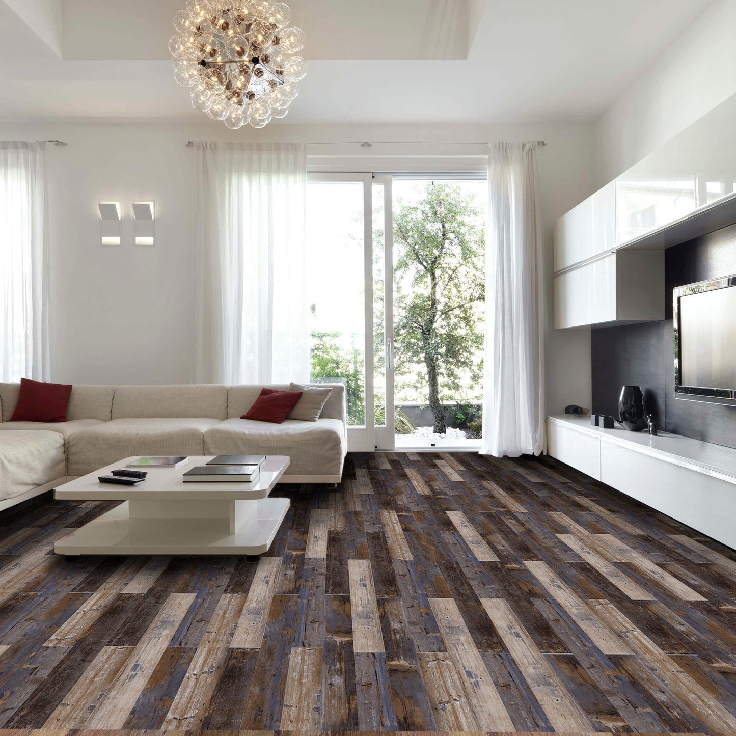 Deco Products Colors Samba High Variation 6-in Wide x 2-mm Thick Waterproof Luxury Vinyl Plank Flooring (30-sq ft)