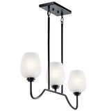 Kichler Valserrano 3-Light Black Traditional Chandelier