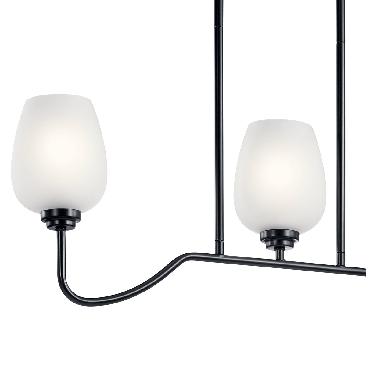 Kichler Valserrano 3-Light Black Traditional Chandelier