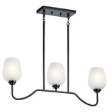 Kichler Valserrano 3-Light Black Traditional Chandelier