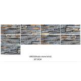 Goory Self-Adhesive Vinyl Flooring Tiles Waterproof Peel and Stick Tiles Wall Stickers for Home Decor,Gray Wood Grain