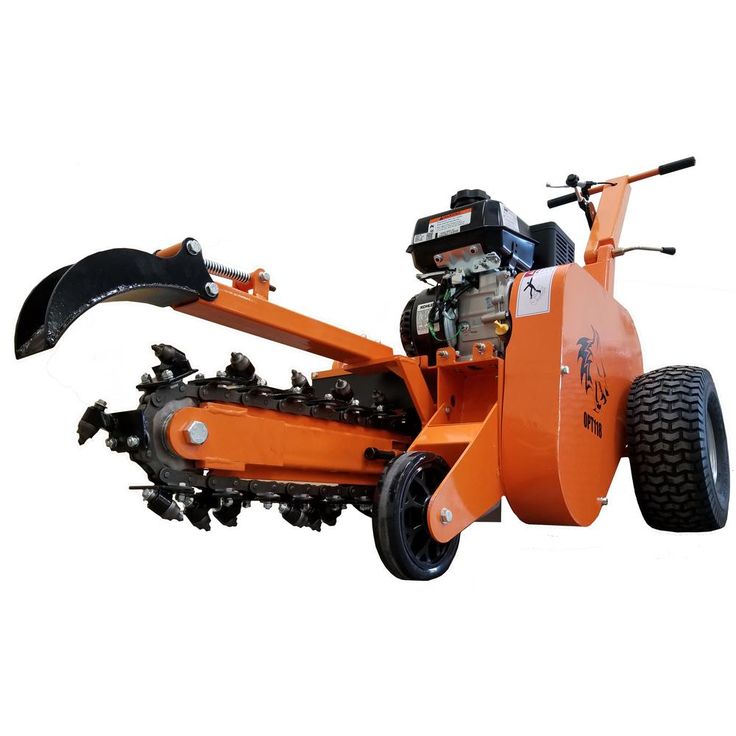 Detail K2 18 in. 7 HP Gas Powered Kohler Engine Certified Commercial Trencher with 5-Position Depth Adjustment
