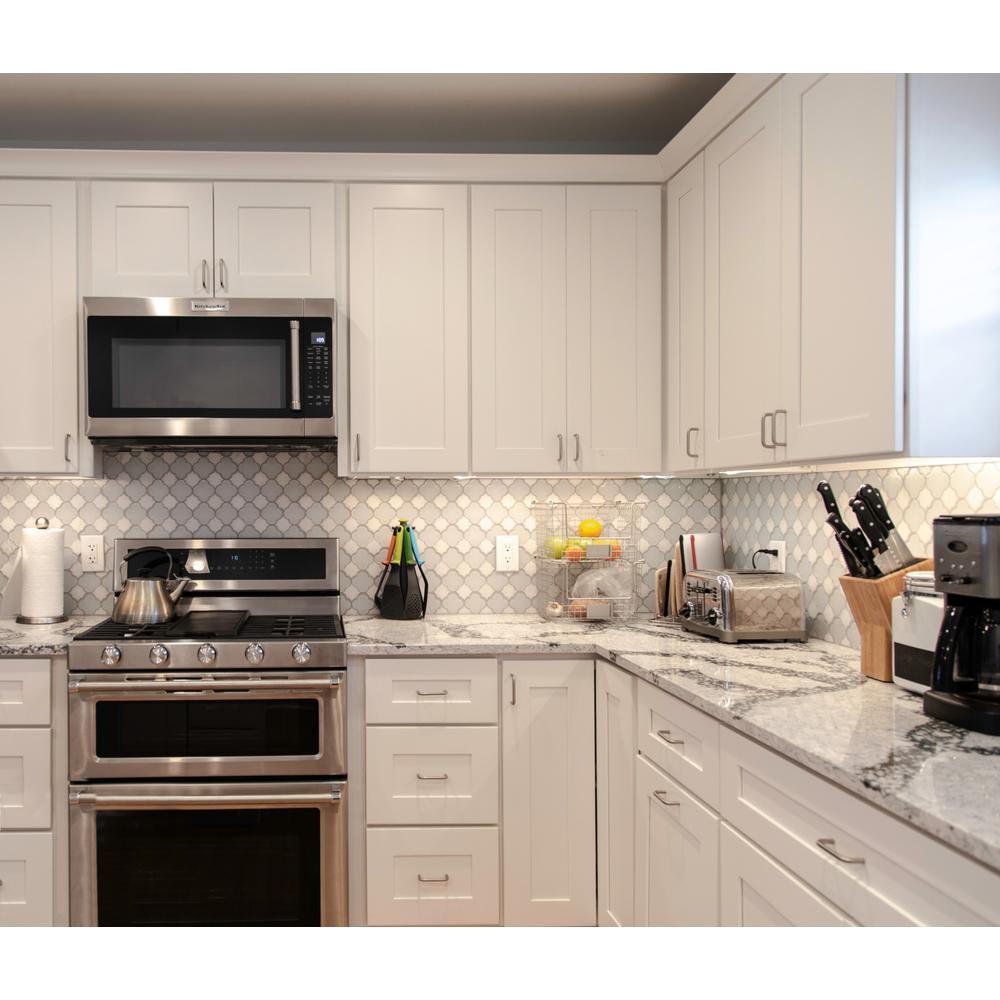 Brookings 42 in. x 3 in. Cabinet Filler Strip in White - Super Arbor