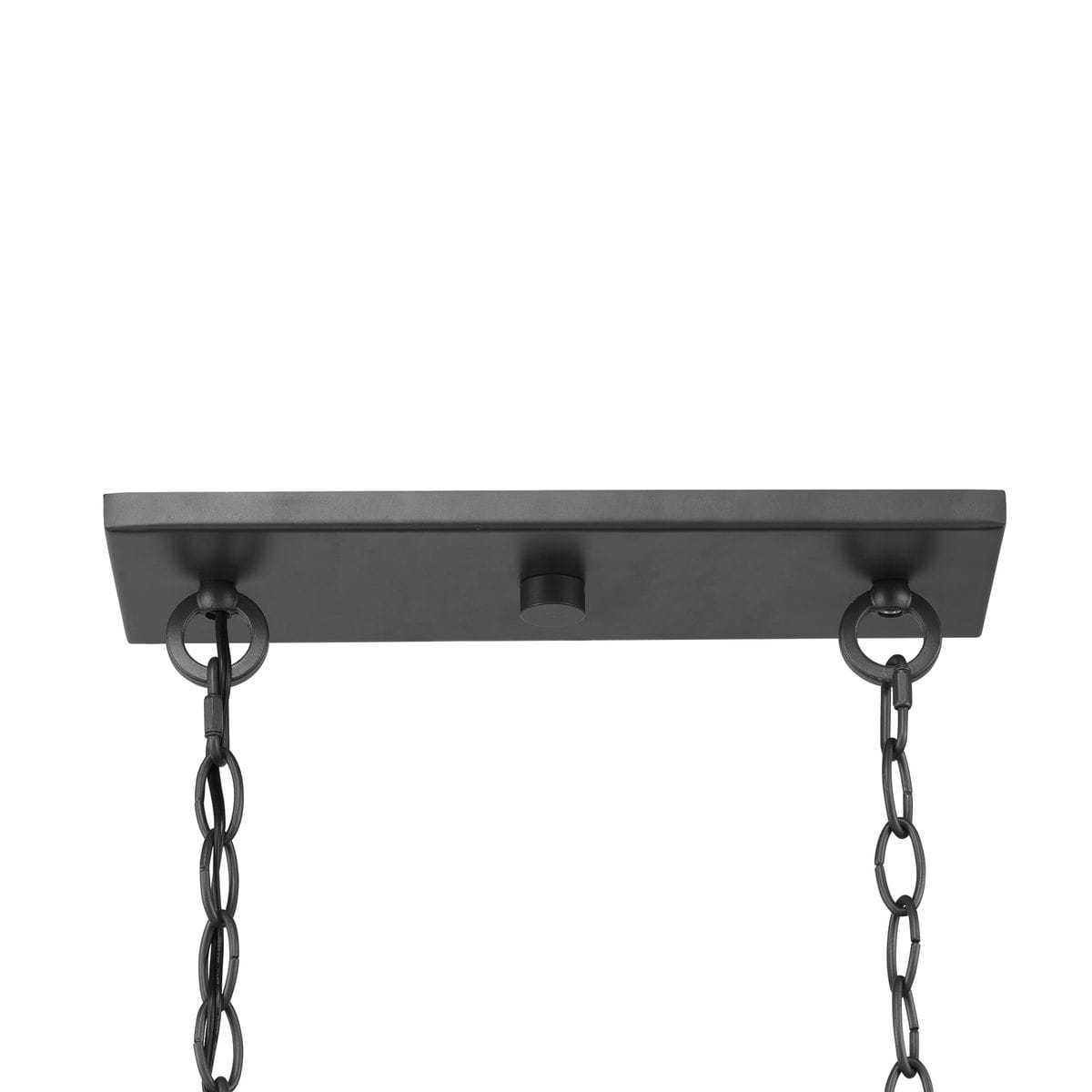 Progress Lighting Bradberry 5-Light Weathered Oak and Graphite Farmhouse Linear Large Hanging Kitchen Island Light