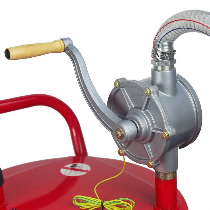 XtremepowerUS 35 Gal. Portable Gas Caddy Fuel Transfer Pump Rolling Gas Can