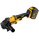 FLEXVOLT 60-Volt MAX Lithium-Ion Cordless Brushless 4-1/2 in. Angle Grinder with Battery 2Ah, Charger and Contractor Bag