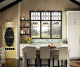 Kichler Brinley 6-Light Brushed Nickel Transitional Clear Glass Jar Medium Hanging Pendant Light