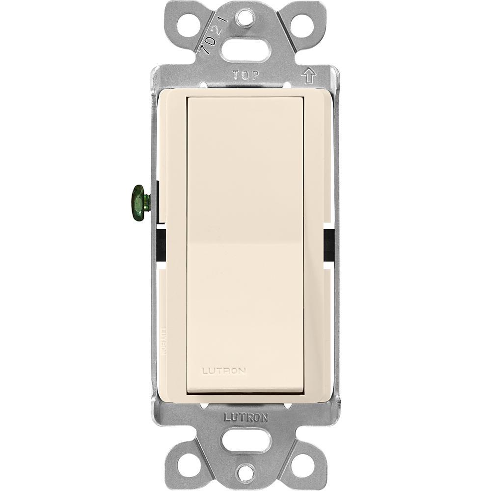 Claro 15 Amp On/Off 3-Way Switch, White - Super Arbor