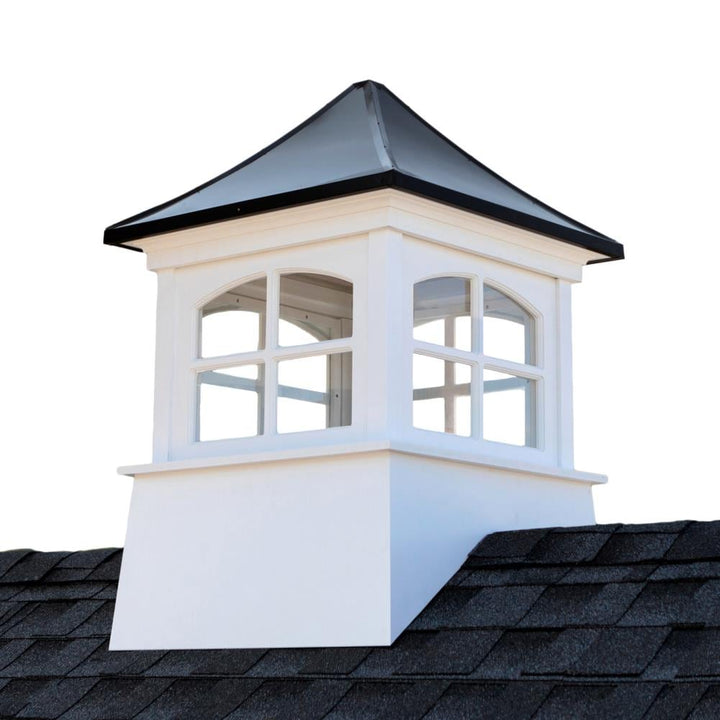 Good Directions Windsor 18-in x 49-in Black Vinyl Cupola with Black Aluminum Pagoda Roof
