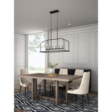 Progress Lighting Frisco 6-Light Nickel Transitional Chandelier