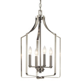 Kichler Morrigan 4-Light Brushed Nickel Traditional Cage Chandelier