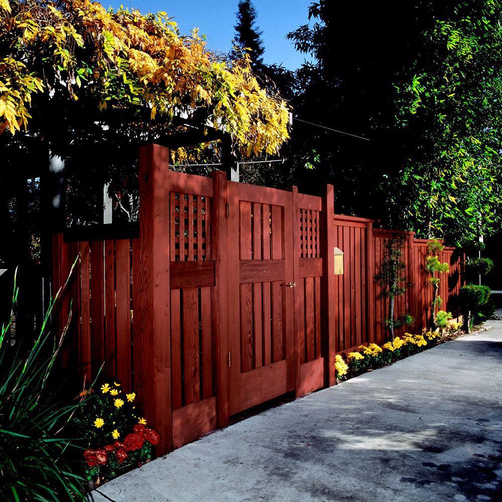 Preserva Wood 1 gal. Oil-Based Pacific Redwood Penetrating Exterior Stain and Sealer - Super Arbor