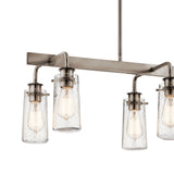 Kichler Braelyn 6-Light Pewter Farmhouse Chandelier