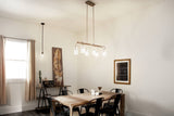 Kichler Braelyn 6-Light Pewter Farmhouse Chandelier