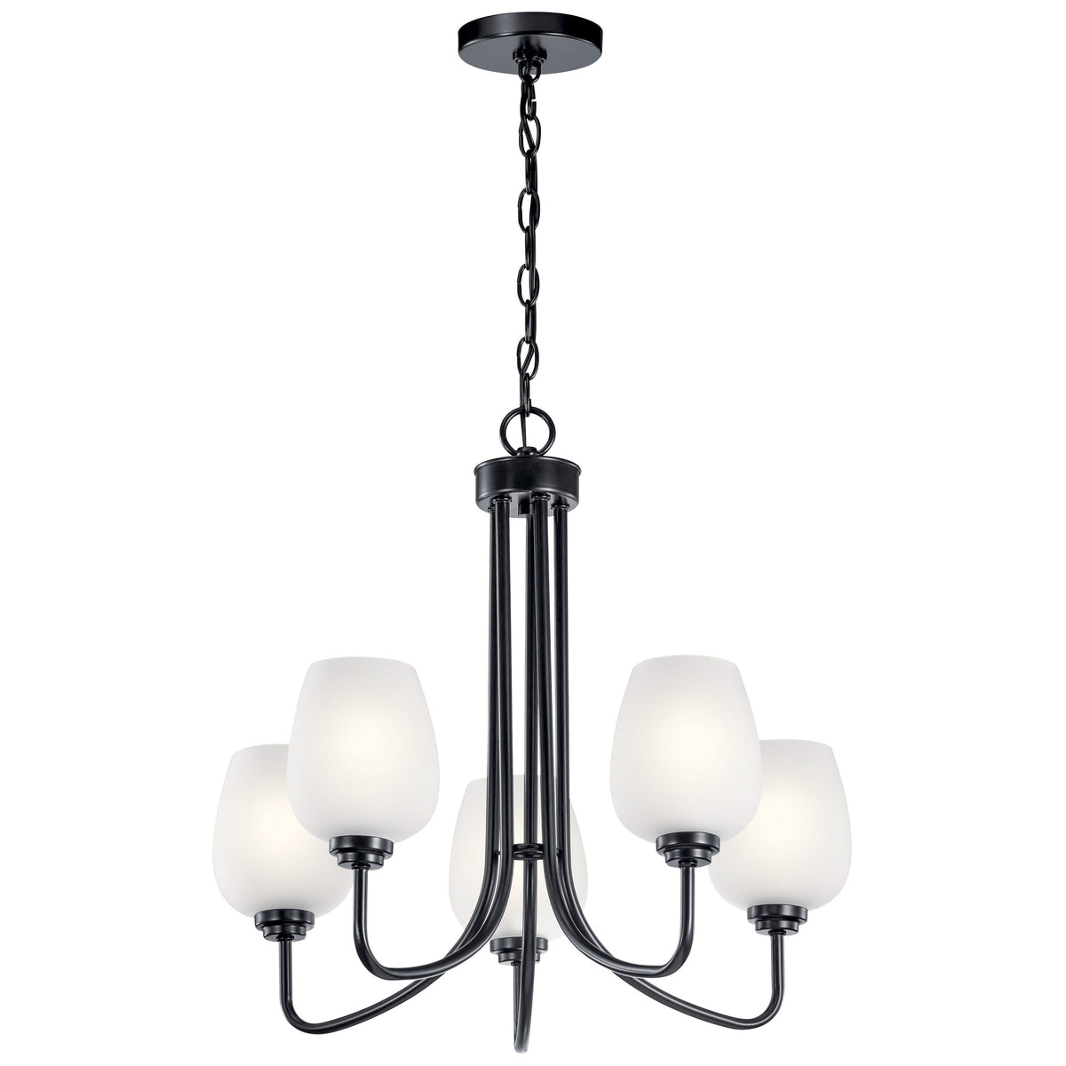 Kichler Valserrano 5-Light Black Traditional Chandelier