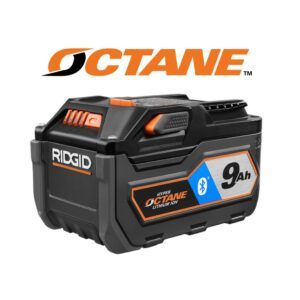 18-Volt OCTANE Bluetooth 9.0 Ah Battery with 18-Volt USB Portable Power Source with Activate Button