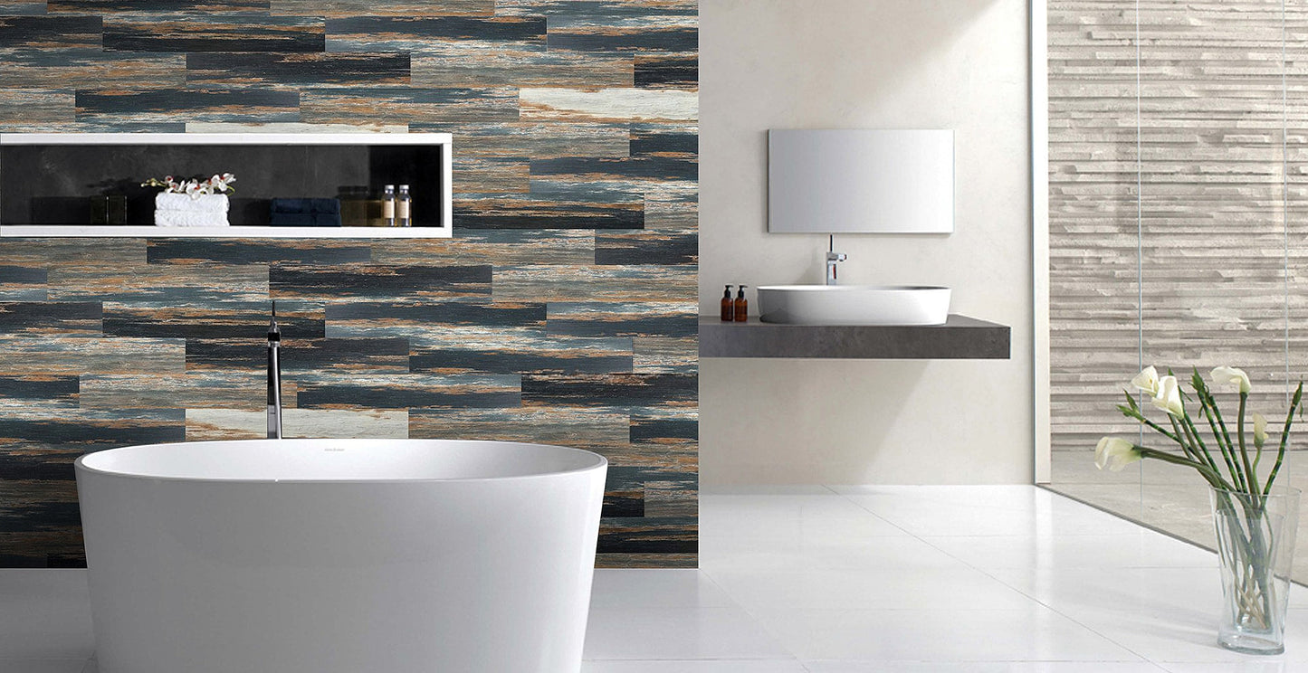 Deco Products Colors Old Navy Ocean 6-in W x 36-in L x 2-mm Waterproof Luxury Vinyl Plank Flooring, 30-sq ft Carton
