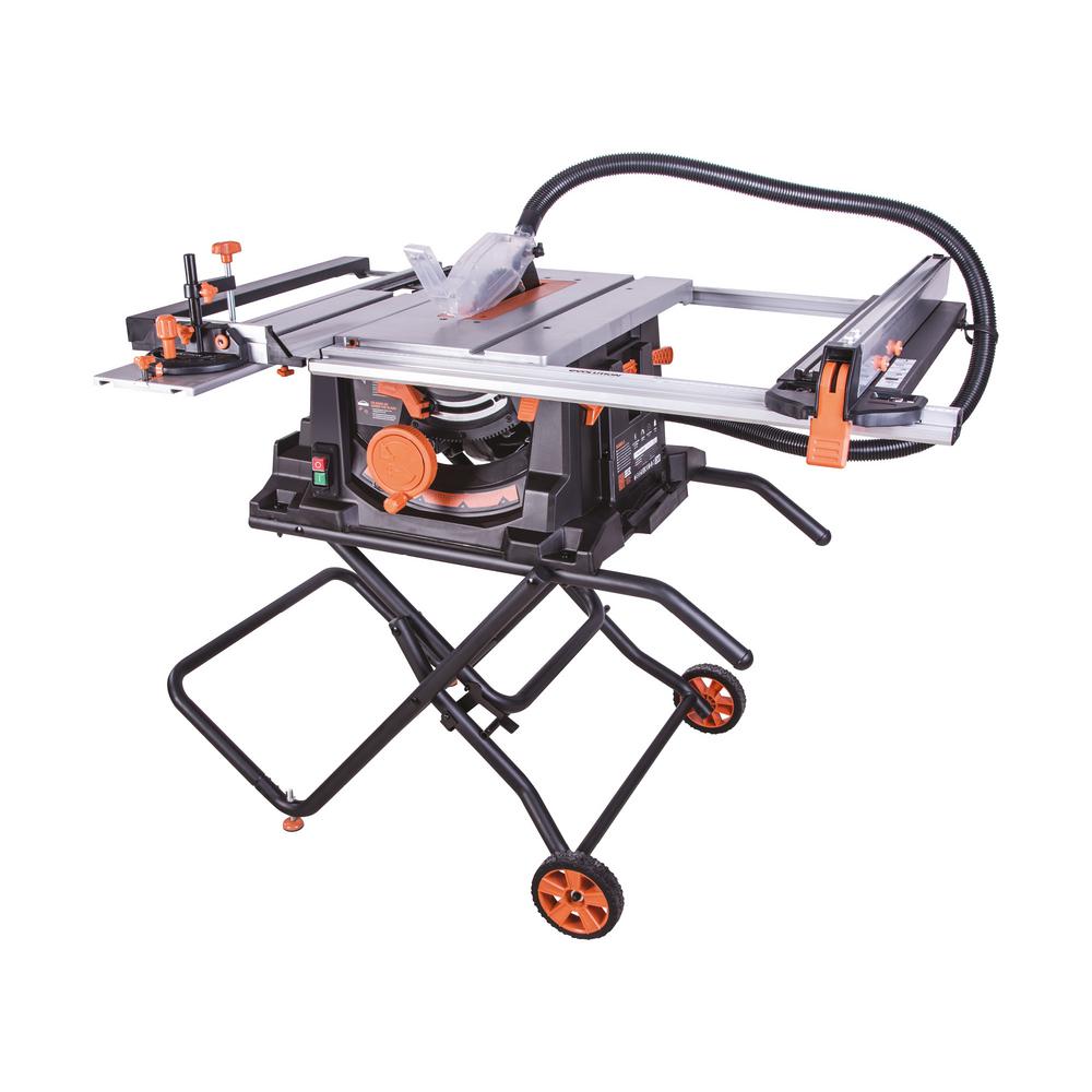 15 Amp 10 in. Table Saw with Multi-Material 24-T Blade - Super Arbor