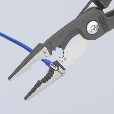 KNIPEX 8.35-in Insulated Electrical Pliers