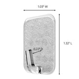 Command Adjustables 1/2 lb. Clear Repositionable Hooks (14 Hooks with 30 Adhesive Strips) - Super Arbor