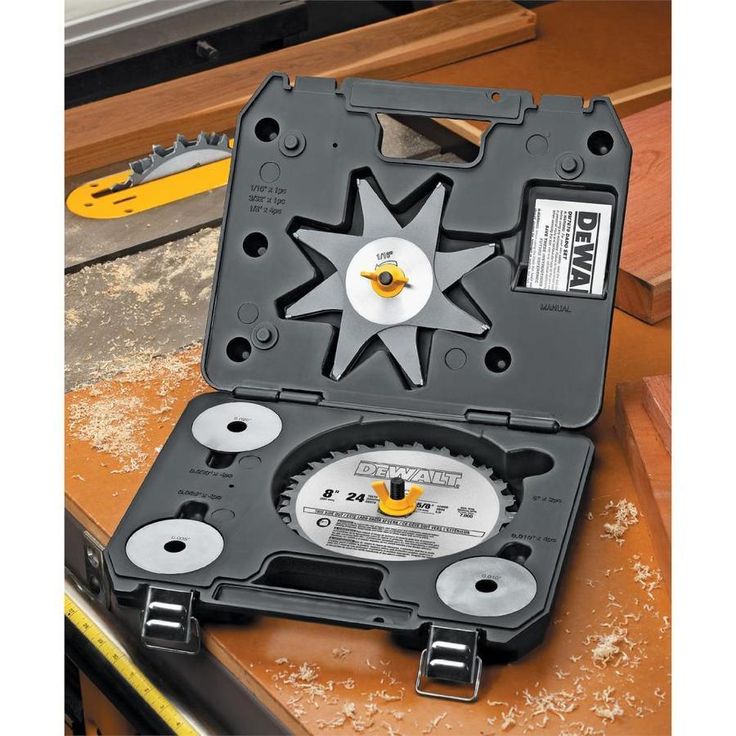 DEWALT 8-in 24-Tooth Carbide Dado Table Saw Blade