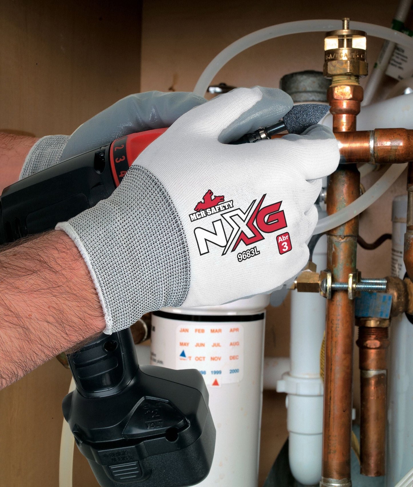 MCR SAFETY UltraTech 9683 XL Nitrile Coated Gloves