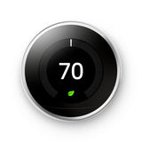Nest Learning Thermostat 3rd Gen in Stainless Steel (2-Pack) - Super Arbor