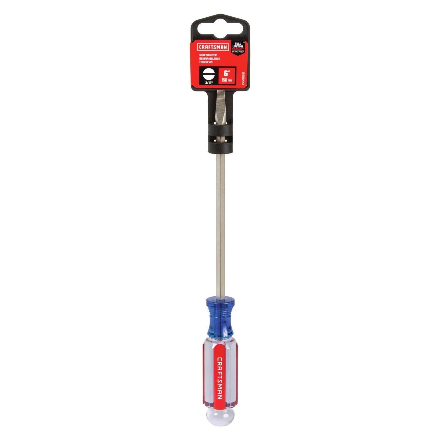 Craftsman 3/16 in. x 6 in. Slotted Screwdriver - Durable and Comfortable