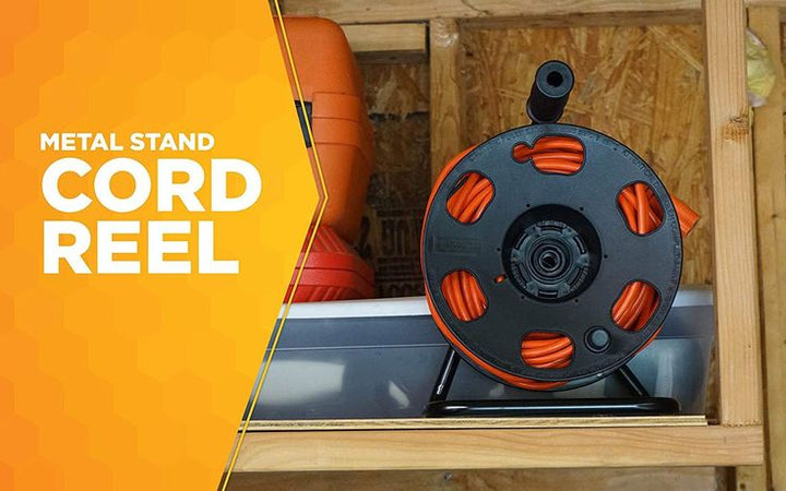 Woods 22849 Metal Extension Cord Storage Reel