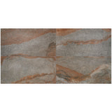 Acadia Iron Gray 24x48 Matte Porcelain Tile - Slate Look
