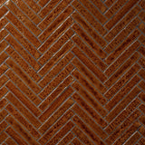 Wabi Sabi Honey Brown 1.5x9 Crackled Glossy Ceramic Tile - Lux Tile