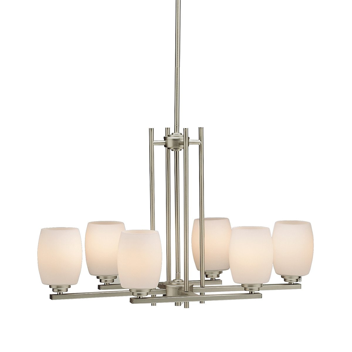 Kichler Eileen 6-Light Brushed Nickel Modern/Contemporary Chandelier