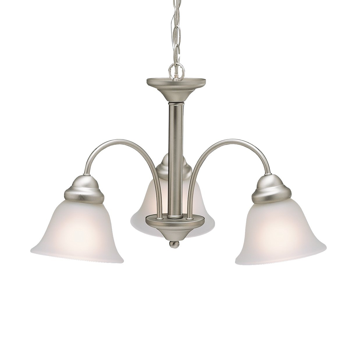 Kichler Wynberg 3-Light Brushed Nickel Transitional Chandelier