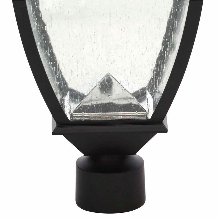 Bayport 72 in. Outdoor Black Solar Lamp Post with Super Bright Natural White LED