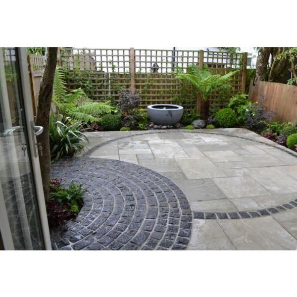 Nantucket Pavers Cobblestone 9 in. x 5 in. x 5 in. Black Granite Edger Kit (60-Pieces/45 Lin. ft./Pallet) - Super Arbor
