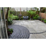 Nantucket Pavers Cobblestone 9 in. x 5 in. x 5 in. Black Granite Edger Kit (60-Pieces/45 Lin. ft./Pallet) - Super Arbor