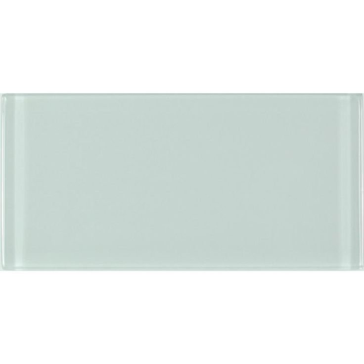 ABOLOS Metro Arctic Blue Subway 3 in. x 6 in. Glossy Glass Wall Tile (10 sq. ft. / case)