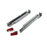 21 in. Full Extension Under Mount Soft Close Ball Bearing Drawer Slide with Rear Bracket Set (6-Pair) - Super Arbor