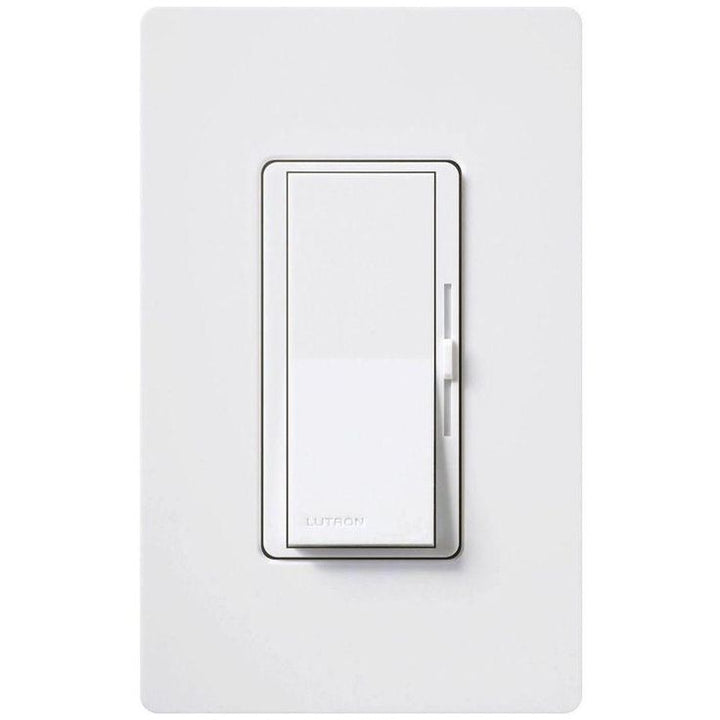 Lutron Diva 3-Speed Fan Control  with Wallplate Switch, Single-Pole, White