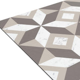 Achim Retro Prism Marble 12-in x 12-in Peel-and-Stick Vinyl Tile Flooring, 20-sq ft Carton